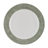 Churchill Bamboo Ceramic Spinwash Alpine Footed Plates 305mm (12 Pack)