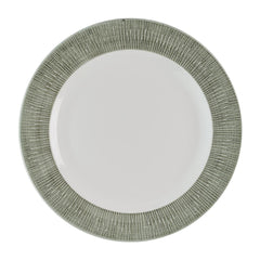 Churchill Bamboo Ceramic Spinwash Alpine Footed Plates 305mm (12 Pack)