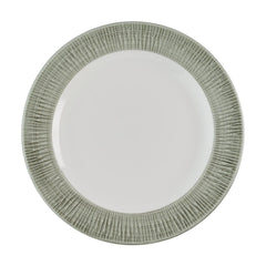 Churchill Bamboo Ceramic Spinwash Alpine Footed Plates 233mm (12 Pack)