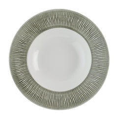 Churchill Bamboo Ceramic Spinwash Alpine Wide Rim Bowls 280mm (12 Pack)