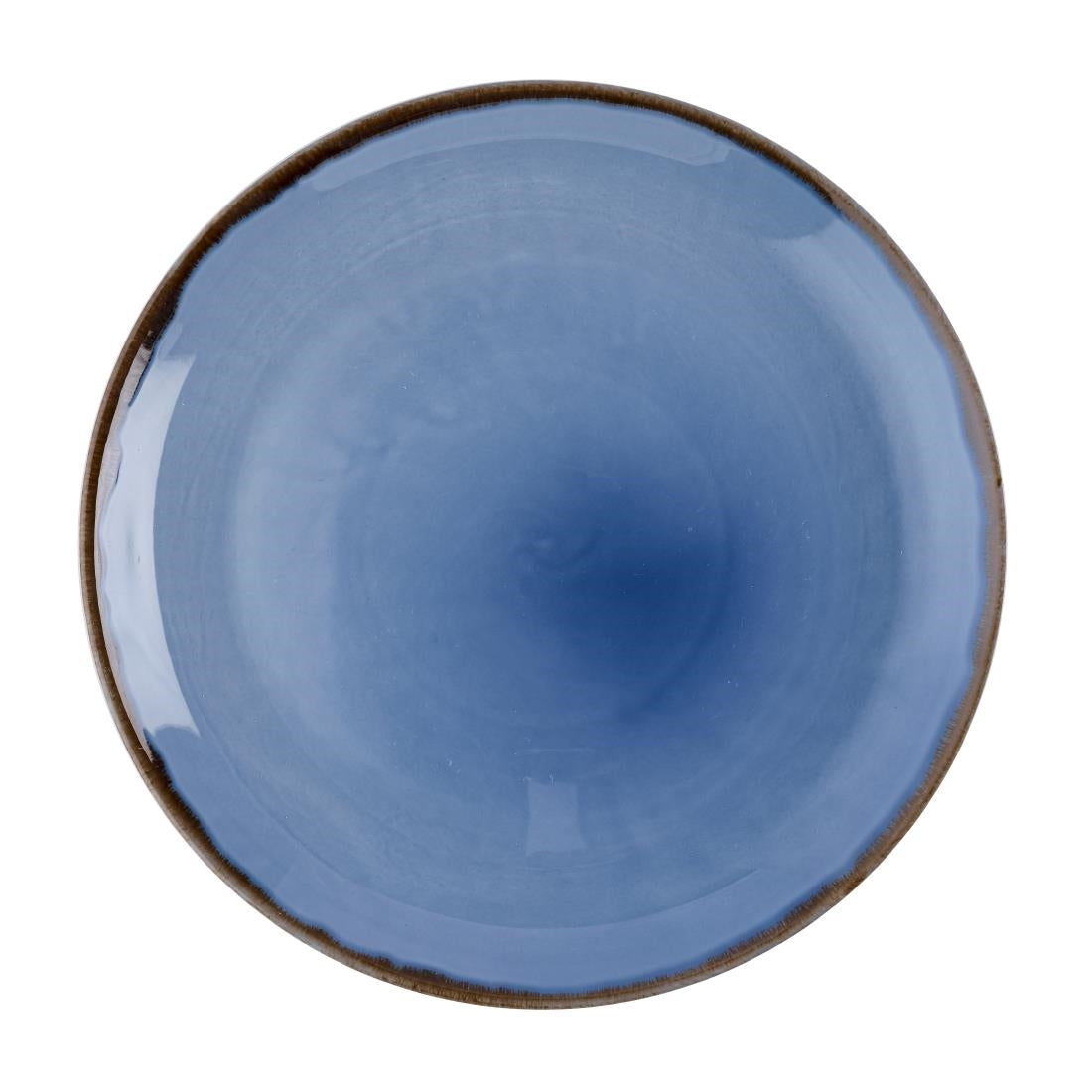 Dudson Harvest Indigo Coupe Plates 285mm (12 Pack)