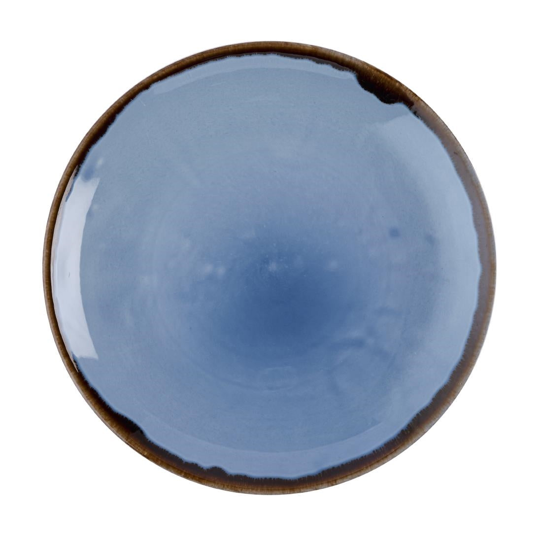 Dudson Harvest Indigo Coupe Plates 220mm (12 Pack)