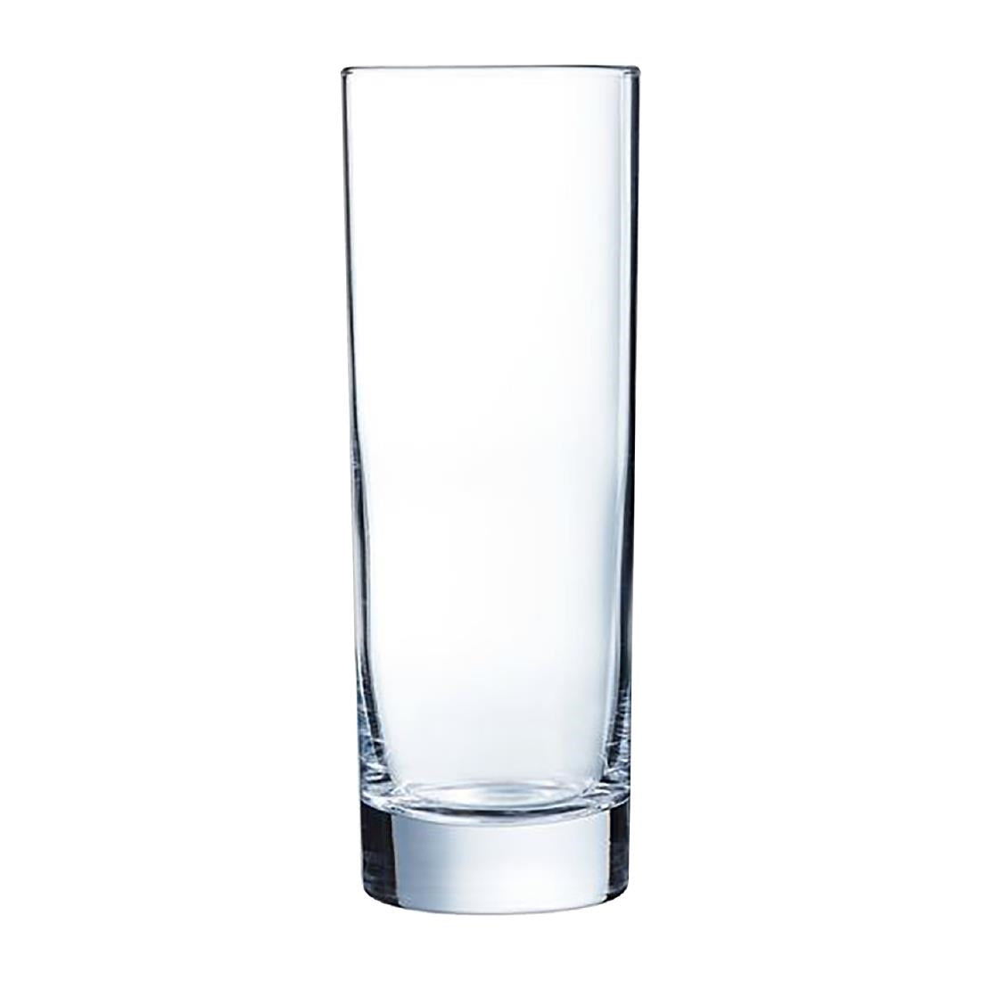 Arcoroc Islande Tubo Hiball Glasses 310ml (Pack of 24)