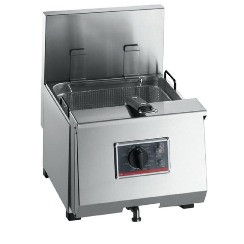 FriFri Profi+ 8 Electric Countertop Fryer Single Tank Twin Baskets 6.9kW Three Phase