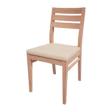 Bolero Bespoke Marty A Side Chair in Cream/Beech