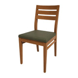 Bolero Bespoke Marty A Side Chair in Olive/Oak