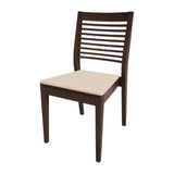 Bolero Bespoke Marty B Stacking Chair in Cream/Wenge