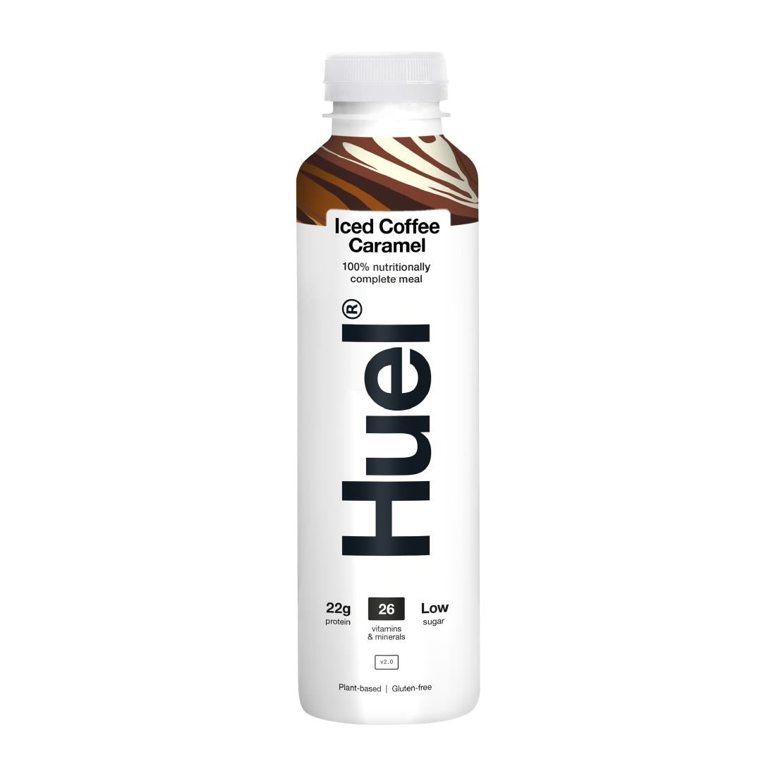 HUEL Nutritionally Complete Meal Drink - Iced Coffee Caramel 500ml (Pack of 8)