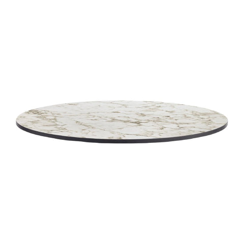 Extrema Round Carrara Marble Table Top 690mm