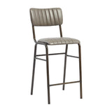 Tavo Stacking Mid Bar Stool Vintage Dark Grey (2 Pack)