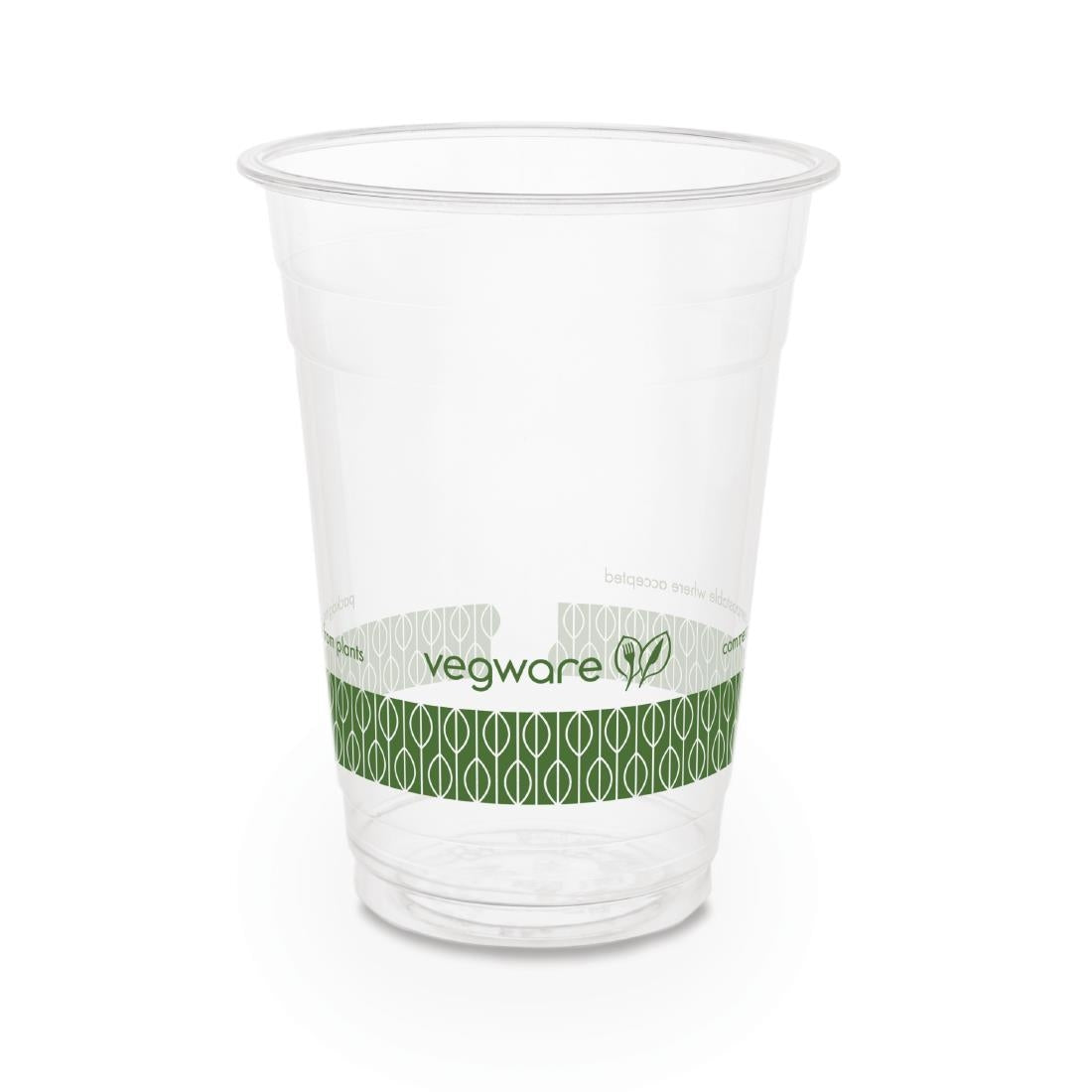 Vegware Compostable PLA Cold Cup 96-Series 16oz (Pack of 1000)