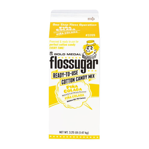 Flossugar Pina Colada Ready to Use Cotton Candy Mix 1.47kg