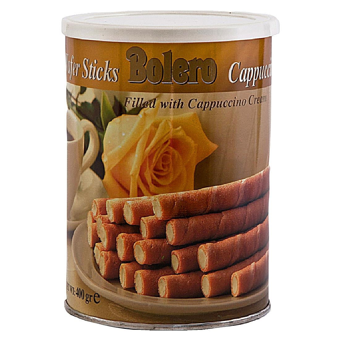 Bolero Cappuccino Wafer Sticks Tin 400g