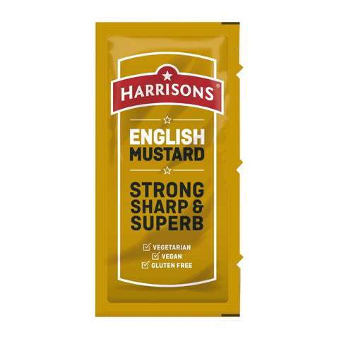 Harrisons English Mustard Sachets 5g (Pack of 200)