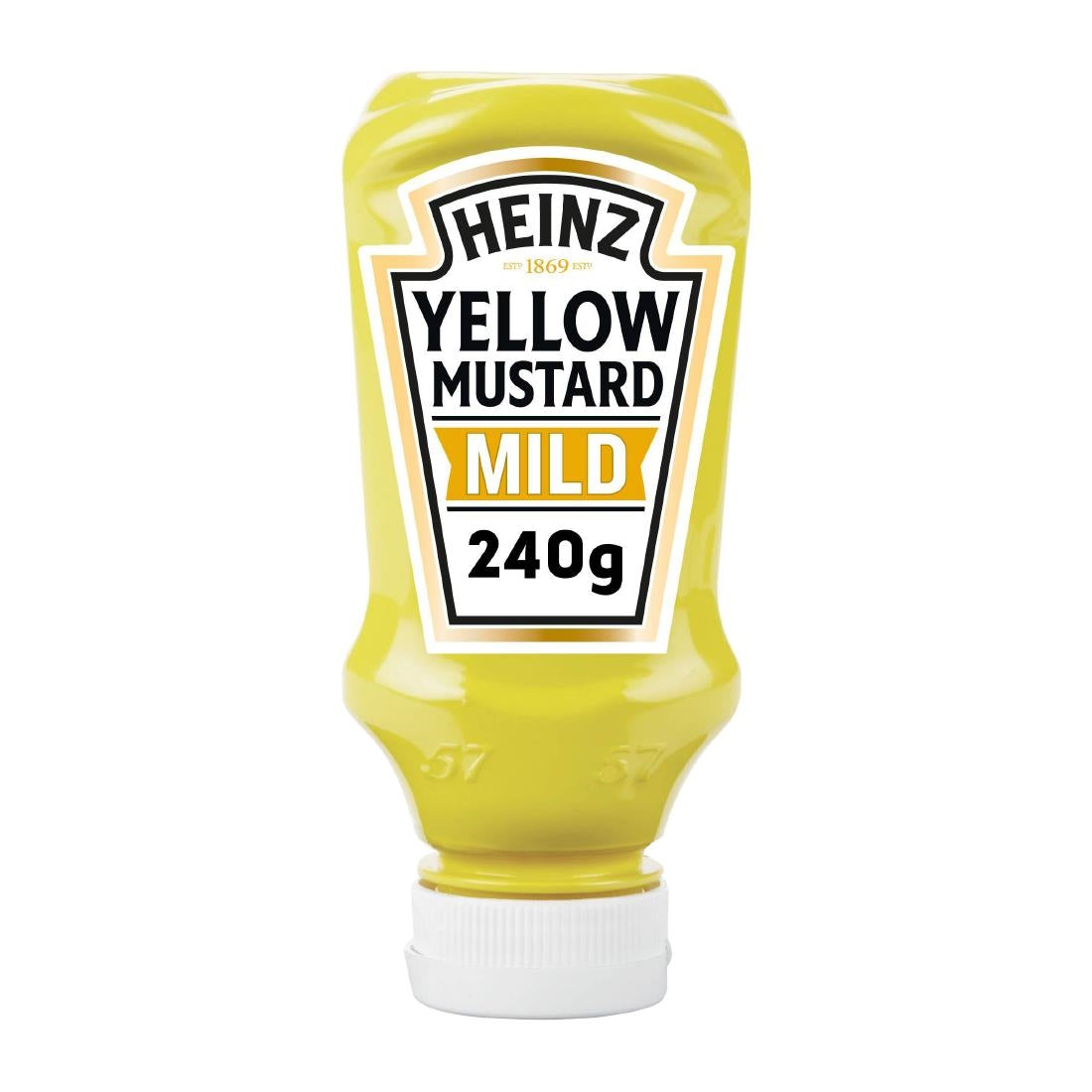 Heinz Table Top Yellow Mustard Mild 220ml (Pack of 8)