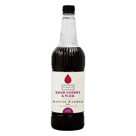 Simply Winter Warmer Sour Cherry & Plum Syrup 1Ltr