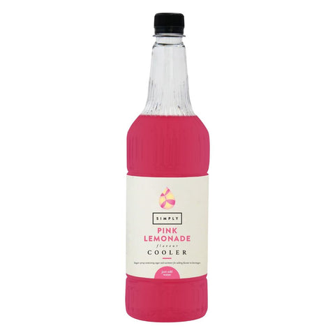 Simply Pink Lemonade Cooler Syrup 1Ltr