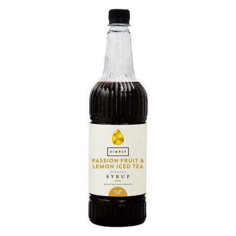 Simply Passion Fruit & Lemon Iced Tea Syrup 1Ltr