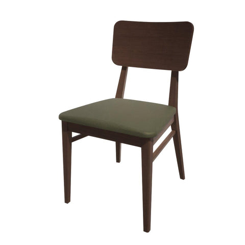 Bolero Bespoke Brenda Side Chair in Olive/Wenge