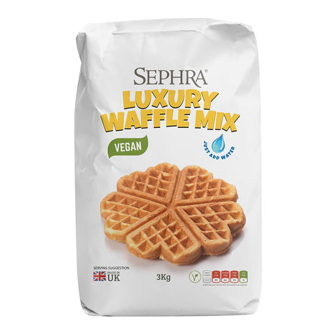 Sephra Vegan Waffle Mix 3kg (Pack of 4)