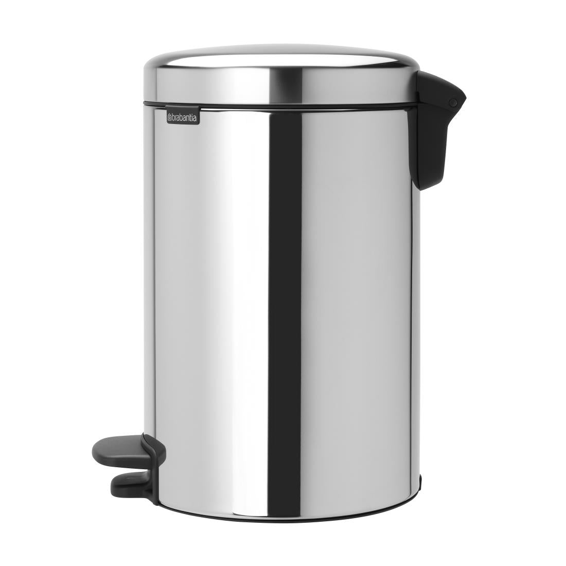 Brabantia NewIcon Pedal Bin Bucket Brilliant Steel 12Ltr