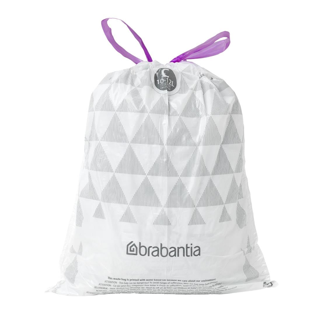 Brabantia PerfectFit Bin Bags, Code C, 10-12Ltr (40 Pack)