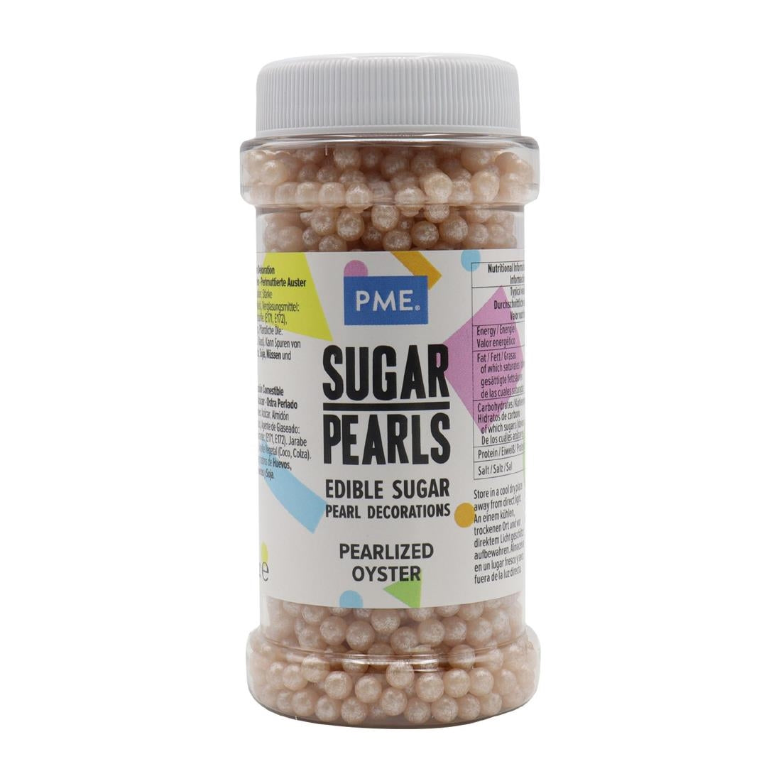 PME Sugar Pearls 100g - Pearlised Oyster