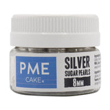 PME Silver Sugar Pearls 8mm
