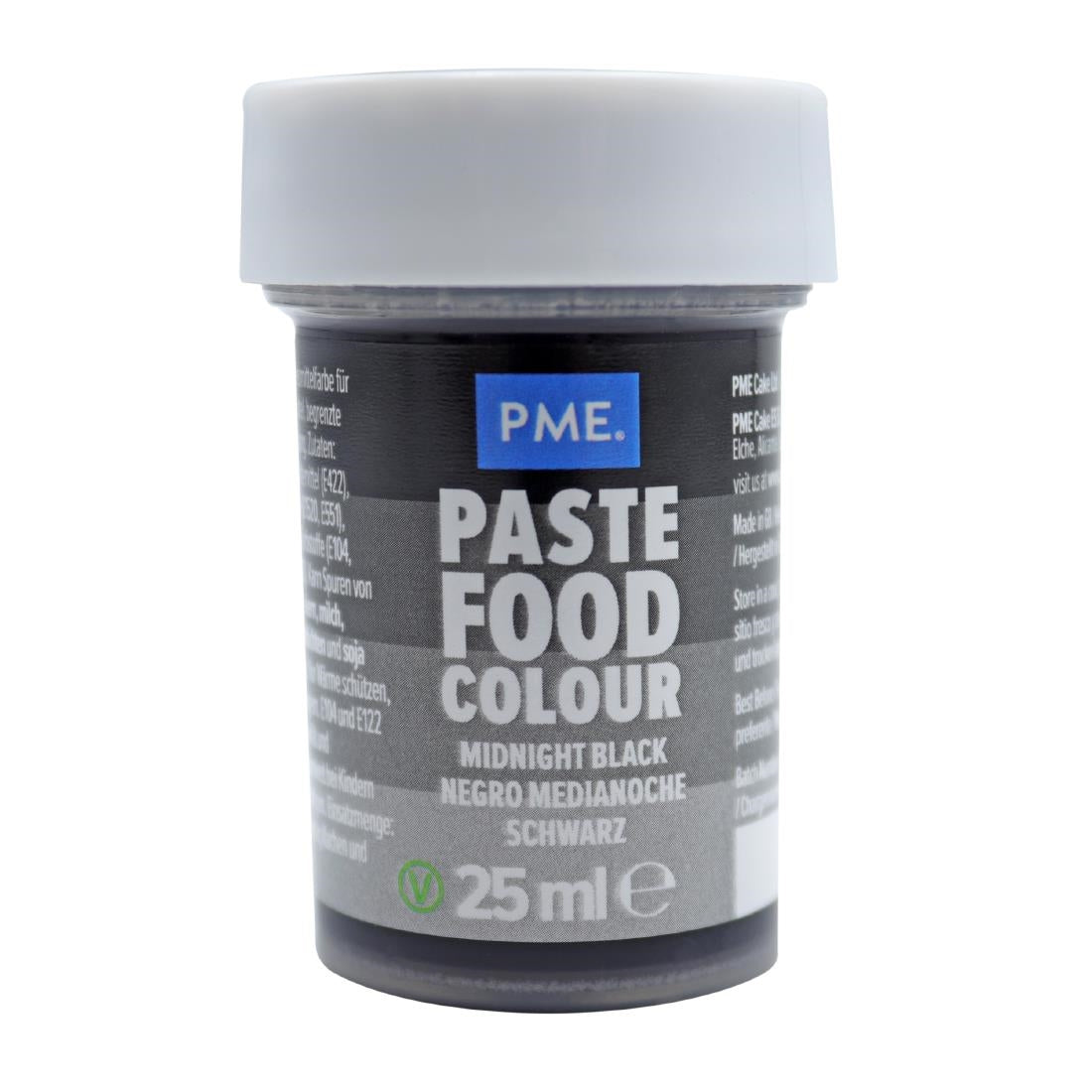 PME Concentrated Paste Food Colour - Midnight Black 25g