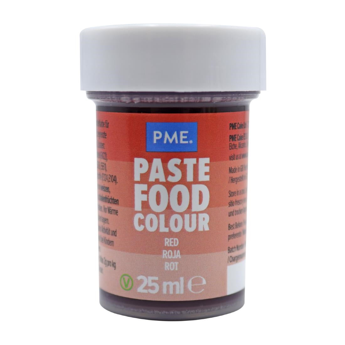 PME Concentrated Paste Food Colour - Berry Red 25g