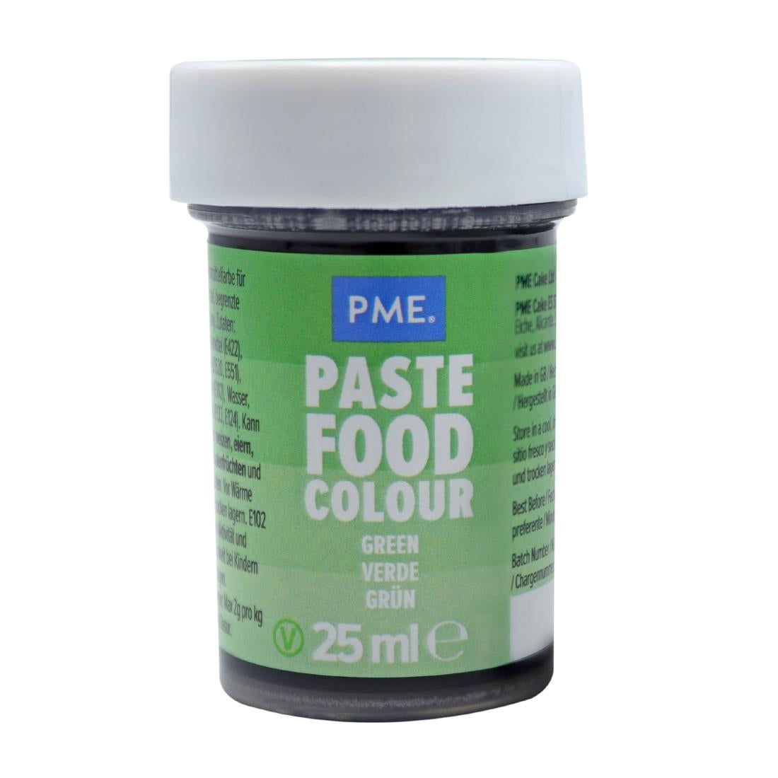 PME Concentrated Paste Food Colour - Pea Green 25g