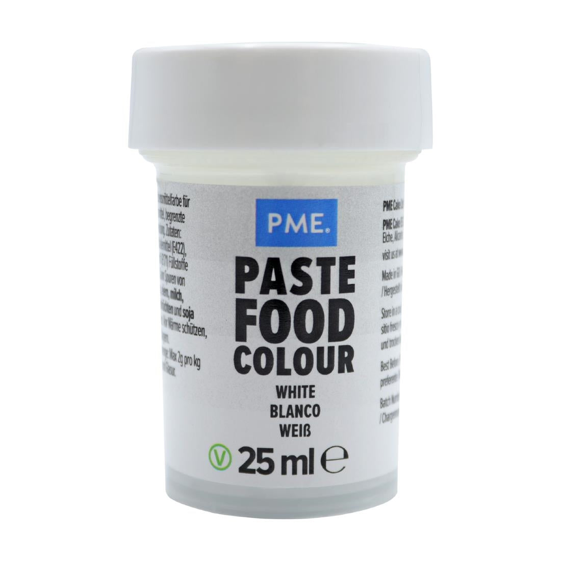 PME Concentrated Paste Food Colour - Arctic White 25g