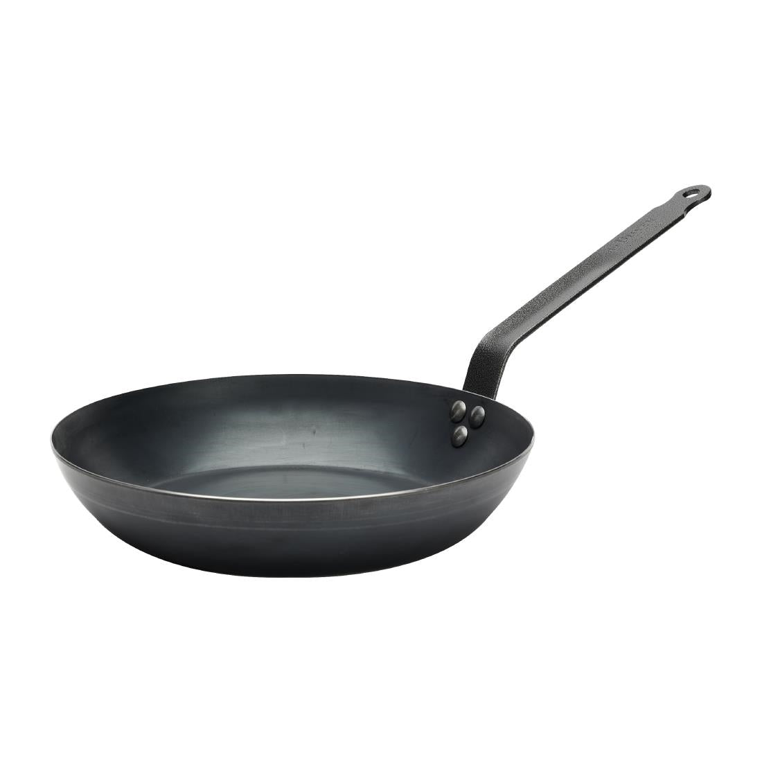 De Buyer Outdoor Blue Steel Round Frying Pan 28cm