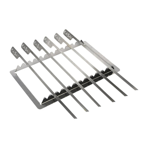 Kasai Konro Skewer Rack & 6 Skewers for Little Konro Grill SVT-16054