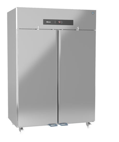 double door stainless steel fridge