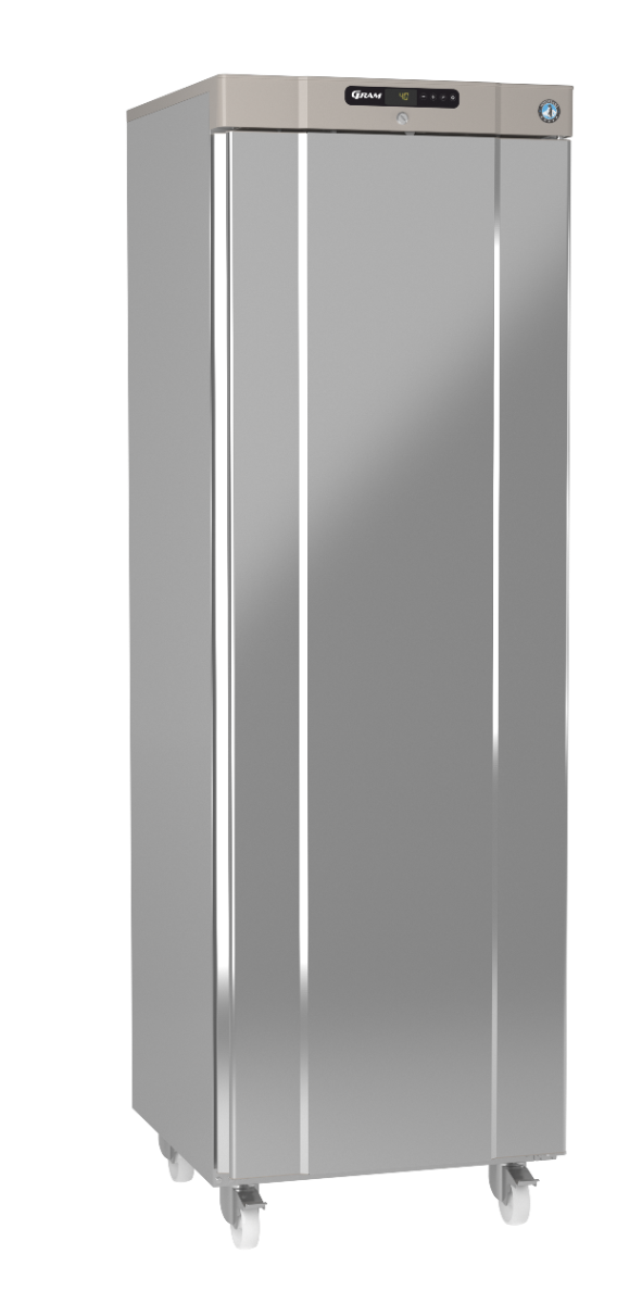 single door stainless steel refrigerator
