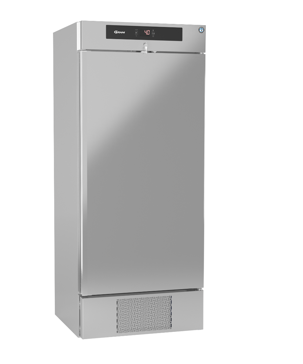 stainless steel upright refrigerator
