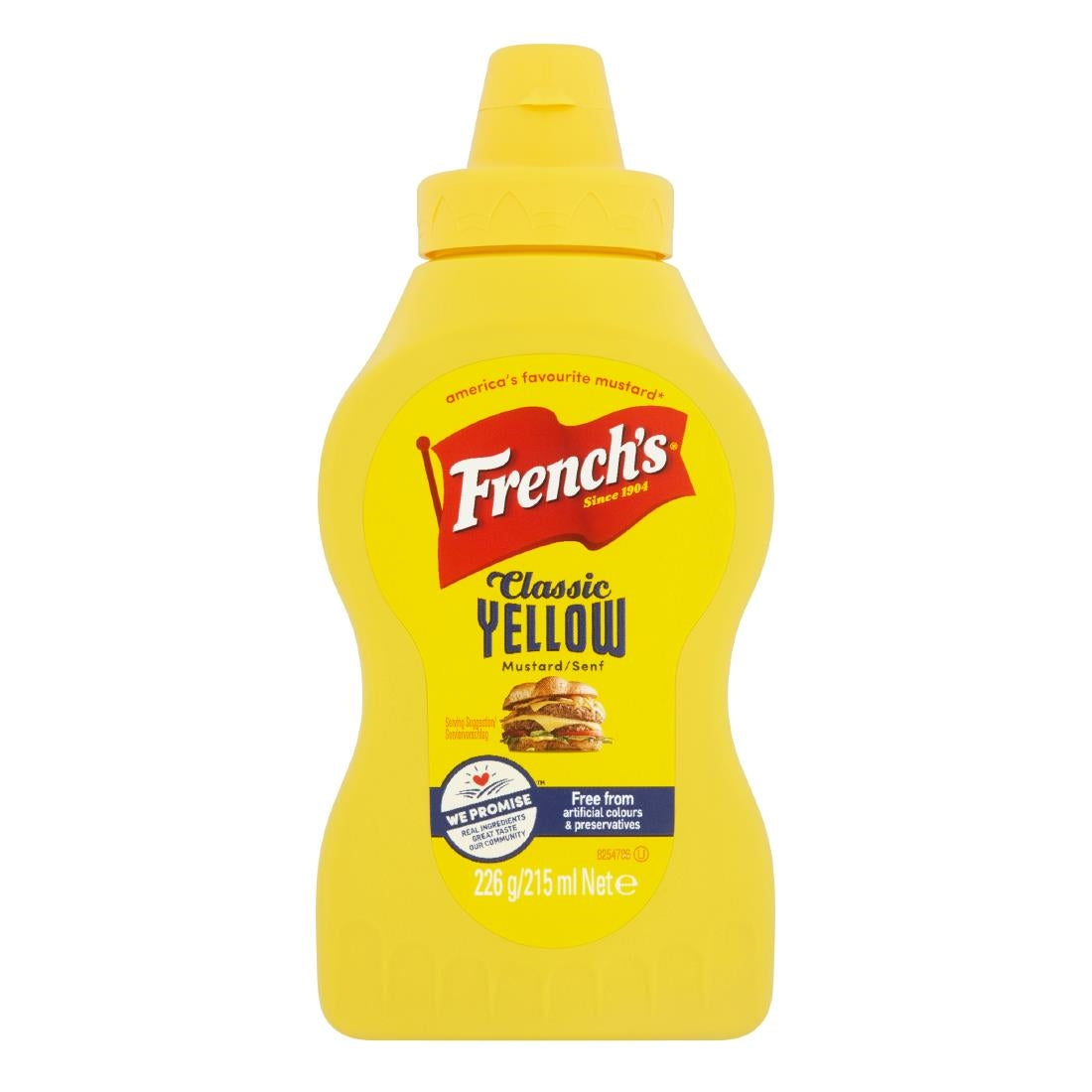 French's Classic Yellow Mustard 226g (Pack of 8)