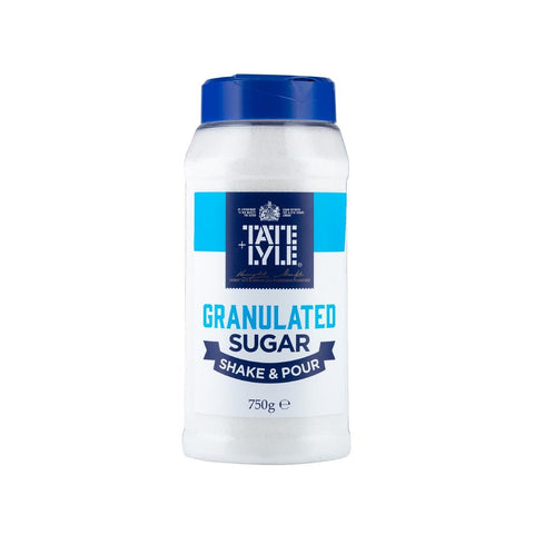 Tate & Lyle Granulated Sugar Shake Pourer Tray 750g (Pack of 6)