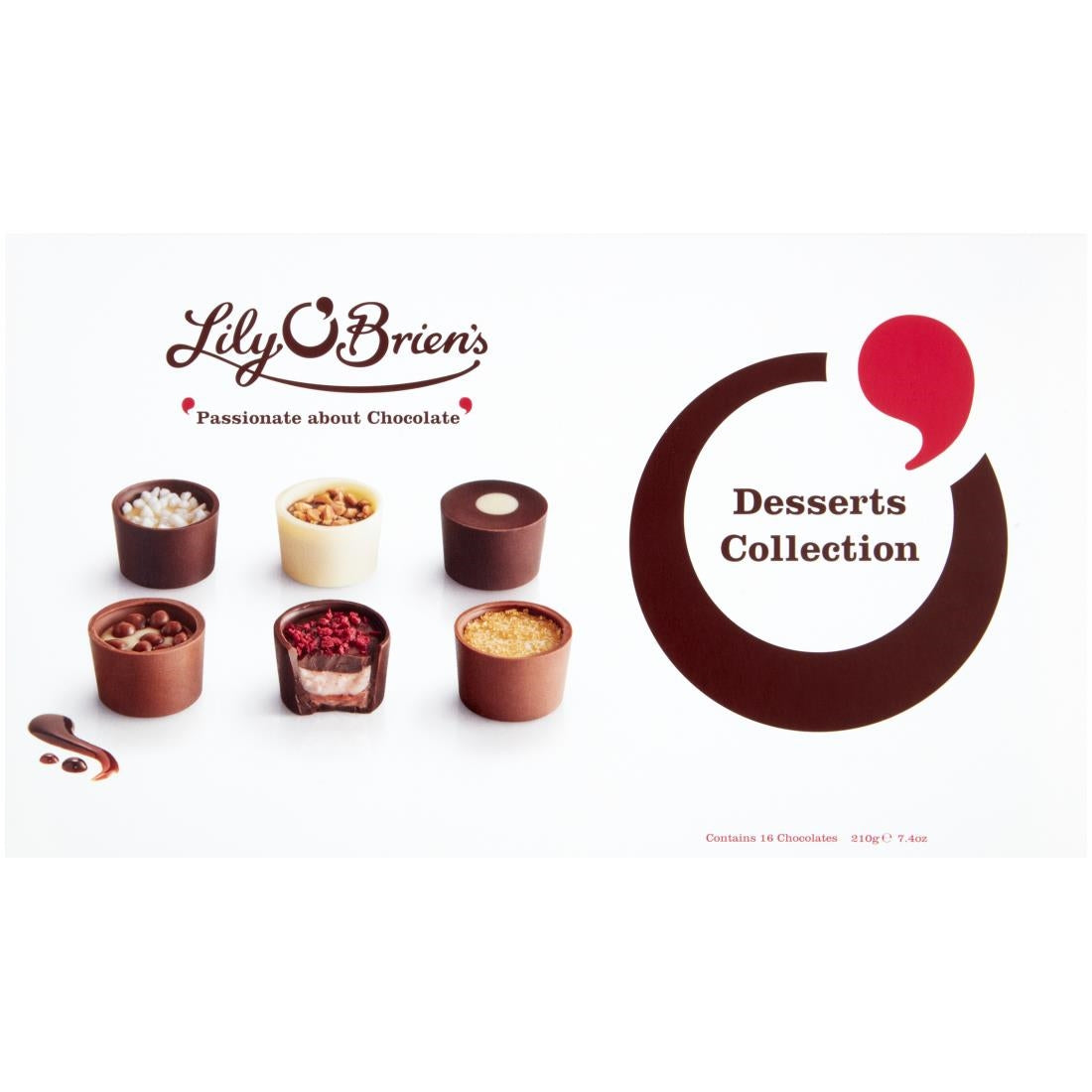 Lily O'Brien's Desserts Collection 210g (Case of 8 Boxes)