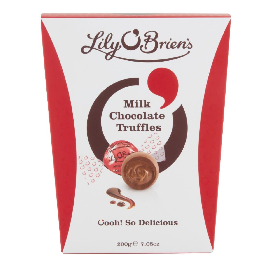 Lily O'Brien's Milk Chocolate Truffles 200g (Case of 8 Boxes)