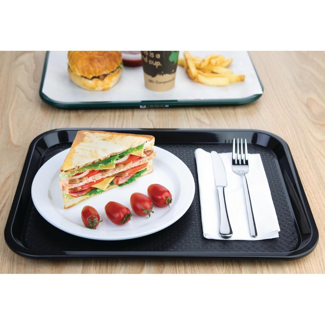 fast food tray