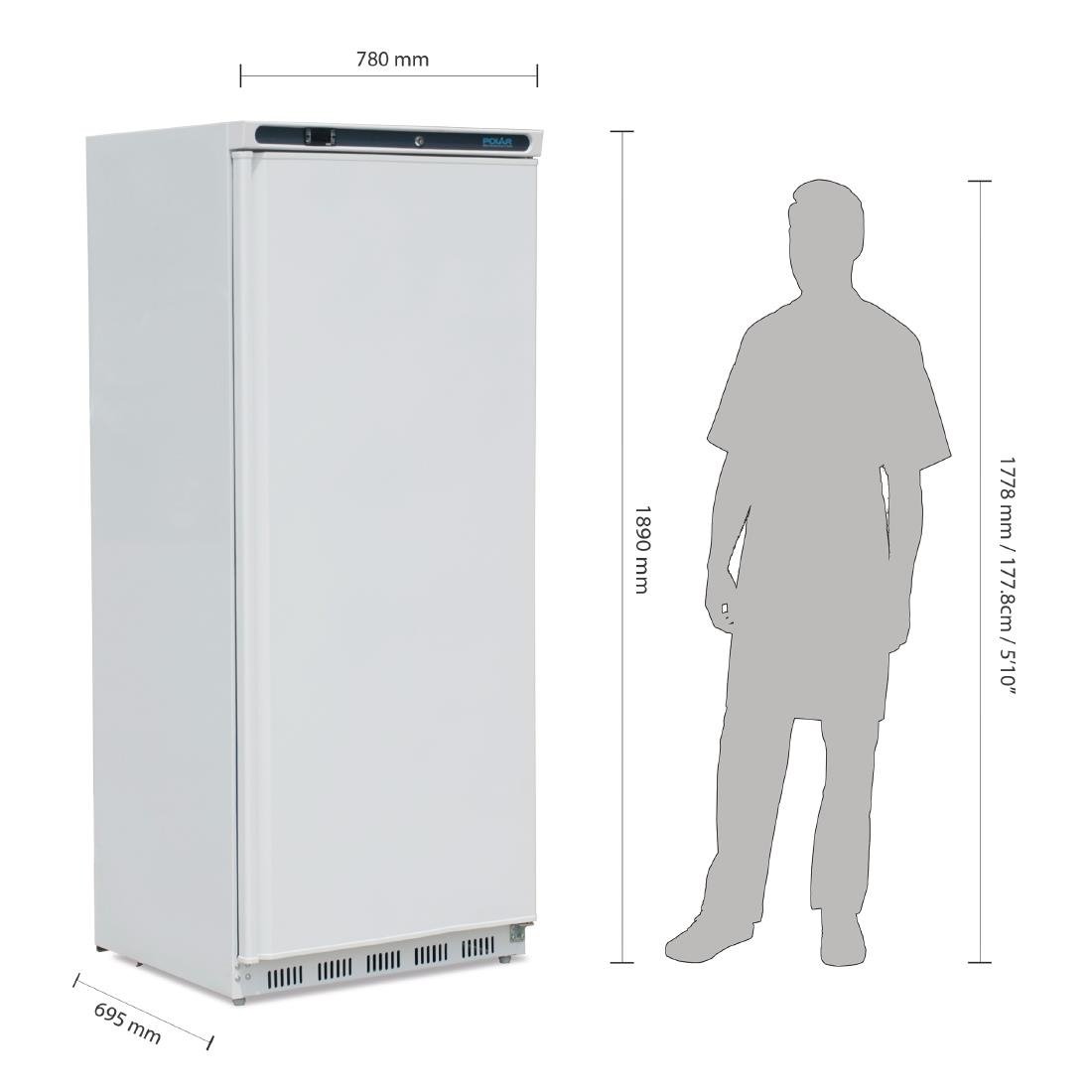 polar upright fridge