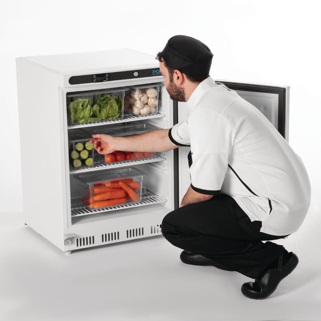 white under counter fridge