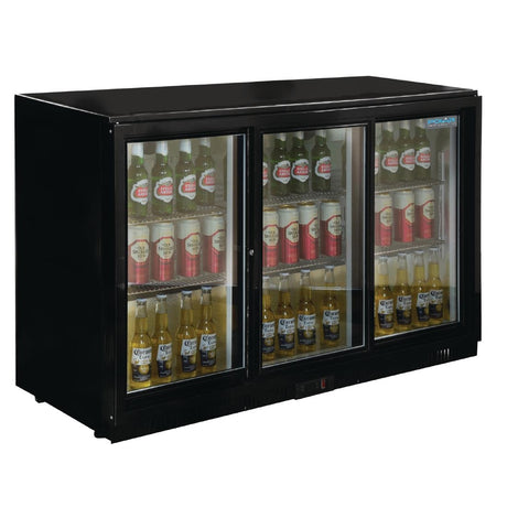 sliding door bar fridge