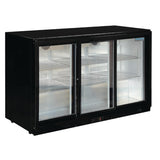 sliding door bar fridge