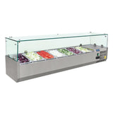 polar g series countertop prep fridge