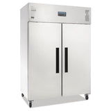 upright double door fridge