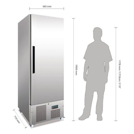 upright slimline freezer