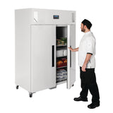 upright 2 door freezer